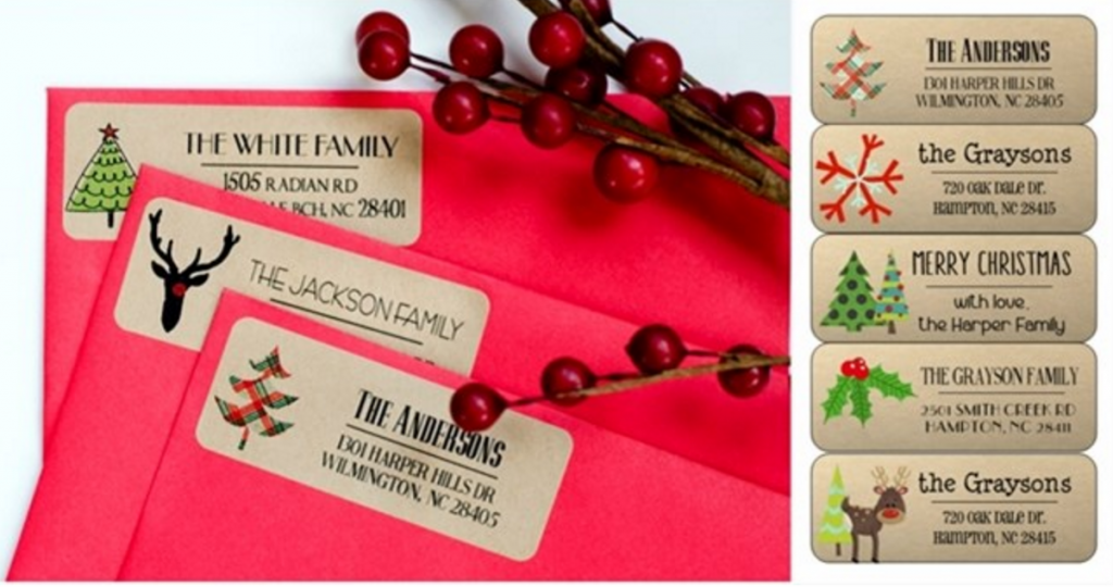 Holiday Address Labels Set of 60 Just $6.50 On Jane!