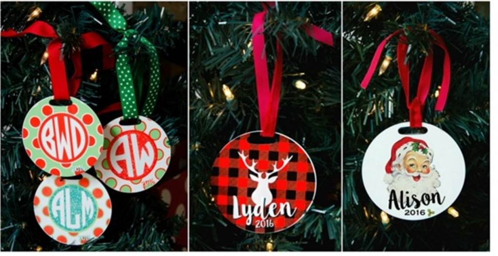 Personalized Metal Christmas Ornaments Just $7.99!