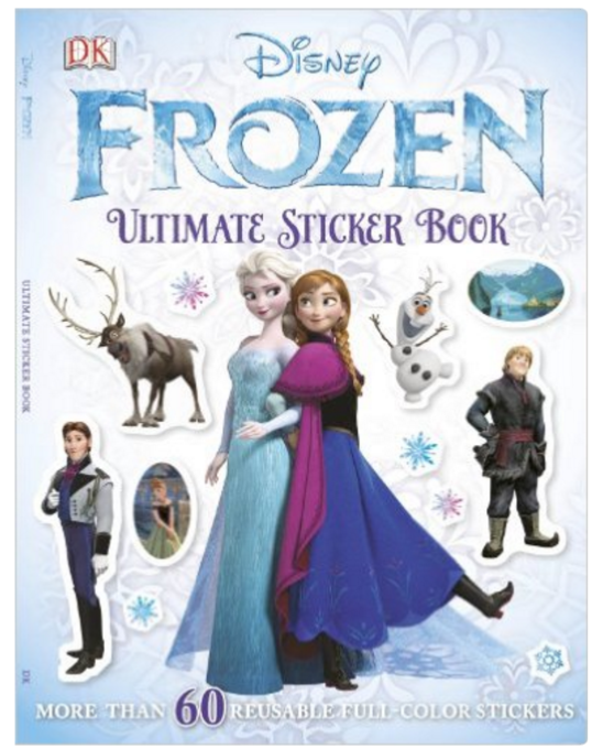 Ultimate Frozen Sticker Book With Over 60 Reusable Stickers Just $5.49!