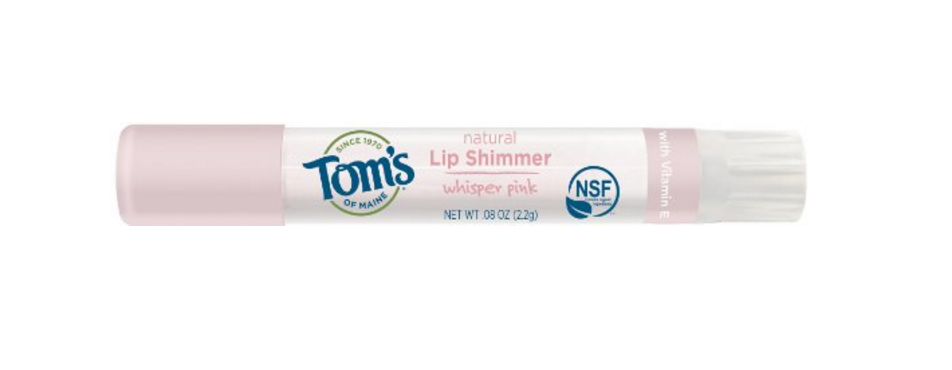 Tom’s of Maine Natural Lip Shimmer In Whisper Pink 3-Count $7.38 As Add-On Item!