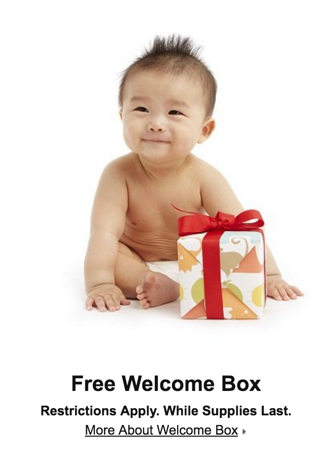 Prime Member Exclusive: FREE Welcome Box Valued At $35 When $10 Or More Is Purchased Off Baby Registry!