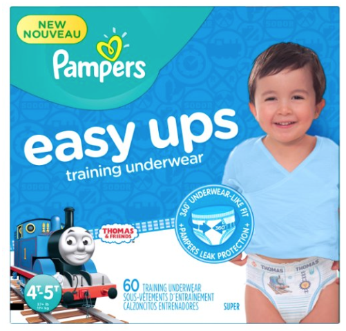 Boys Or Girls Pampers Easy Up Training Underwear Only $14.95! That’s Only $0.20 each!