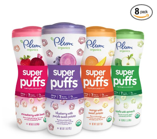 Stock Up! Plum Organics Super Puffs Variety Pack (Pack of 8) Only $10.91 Shipped!