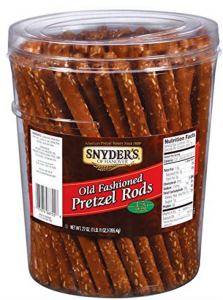 Snyders Of Hanover Old Fashioned Pretzel Rods Just $5.81! Perfect For Chocolate Dipped Pretzels!
