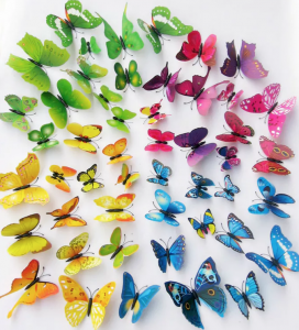 12-Pack of 3D Butterflies Just $7.99 Shipped! Perfect Decor For Any Teenage Bedroom Or Locker!