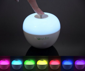 Oxyled Apple LED Night Light Just $12.99! Super Fun Teacher Gift!
