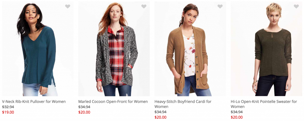 40% Off Sweaters Online & Today Only At Old Navy!