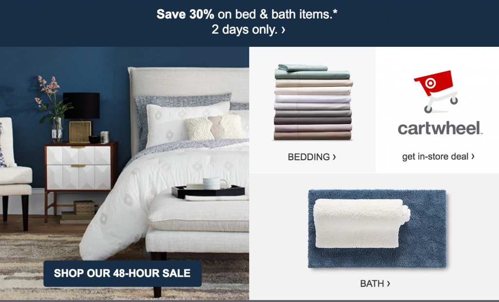 30% Off Bed & Bath Items Through September 15th At Target!