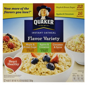 Quaker Instant Oatmeal Flavor Variety Pack 52-Count Just $11.86 Shipped!