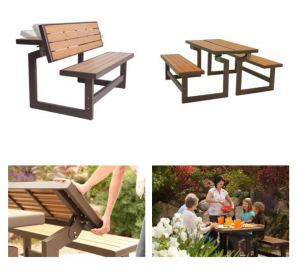 Lifetime Convertible Bench Just $137.99 Shipped!