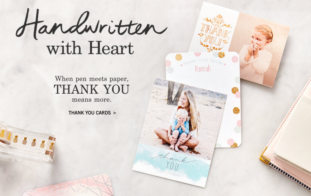 Get 10 FREE Thank You Cards From Tiny Prints Just Pay Shipping!