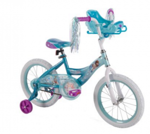 16″ Huffy Girls’ Disney Frozen Bike With Sleigh Doll Carrier Just $69.00! Perfect For Christmas!