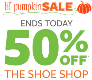 Carters: 50% off Shoes Plus Take An Additional 25% Off Your Entire Purchase Today Only!