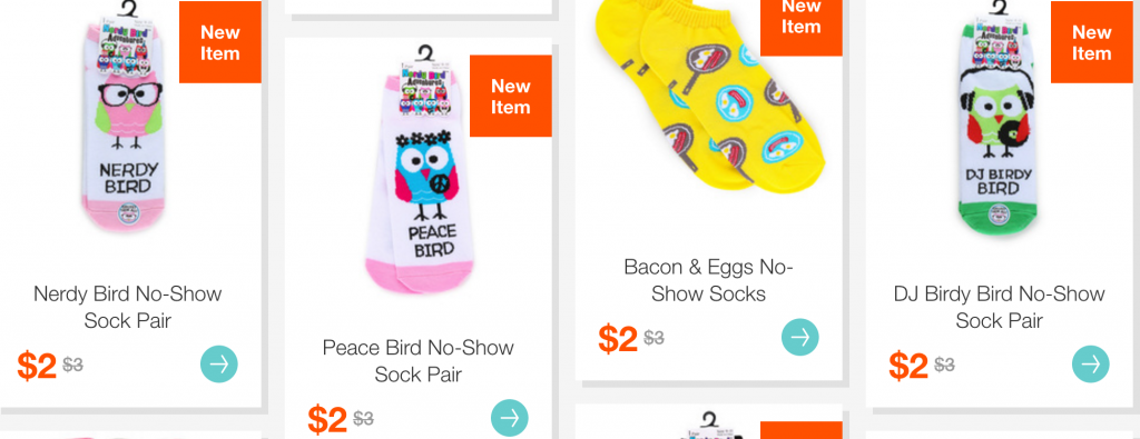 Fun & Cool Socks For The Entire Family Just $2.00 With 6-Count Packages As Low As $4.00!
