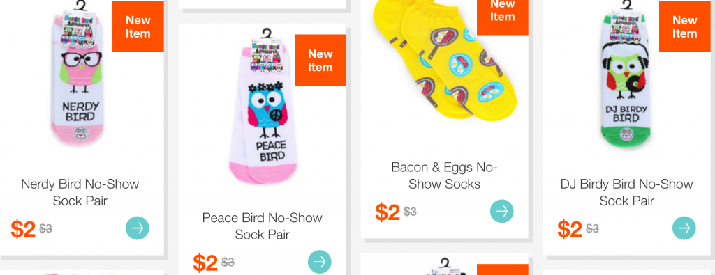 Fun & Cool Socks For The Entire Family Just $2.00 With 6-Count Packages As Low As $4.00! Fun & Cool Socks For The Entire Family Just $2.00 With 6-Count Packages As Low As $4.00!