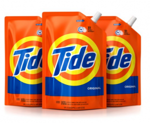 Tide Smart Pouch Original Scent HE Turbo Clean Liquid Laundry Detergent 3-Pack $14.09 Shipped!