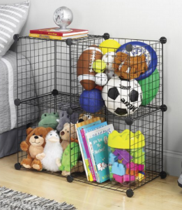 Whitmor Four Storage Cubes In Black Just $18.49! That Is Just $4.62 Each!