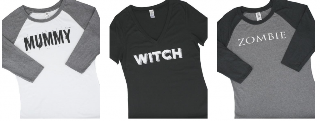 Women’s Halloween T-Shirts $15.95 & Kids Halloween Tee’s $11.95 Shipped!