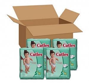 108 Cuties Size 5 Diapers Just $11.99 For Amazon Prime Members! That’s Just $0.11 Per Diaper!
