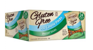 Snyder’s of Hanover Gluten Free 100 Calorie Pretzel Sticks 24-Count Just $11.39!