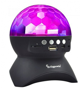 Stage Lights Rotating Disco Ball With Wireless Bluetooth Speaker Just $12.99!