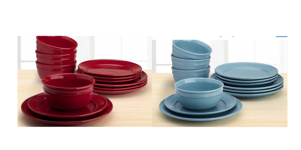 Amelia 12-Piece Solid Color Dinnerware Set—$17.88!