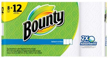 Target: Bounty Select-A-Size Paper Towels, 8 Giant Rolls (2 Packs) Only $15.98 Shipped! Plus, Get a $5 Gift Card!