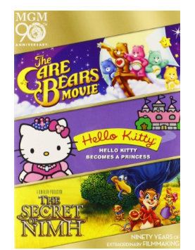 Care Bears Movie/Hello Kitty Becomes a Princess/The Secret of Nimh DVD Combo Set Only $7.50! (Reg. $16.29)