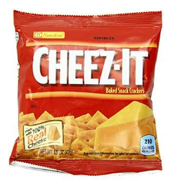 Kellogg’s Cheez-It Baked Snack Crackers (Original, 1.5-Ounce Packages, Pack of 36) Only $6.84 Shipped! Great for School Lunches!