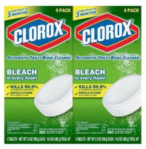 Amazon: Clorox Automatic Toilet Bowl Cleaner, 8 Count Only $12.34!