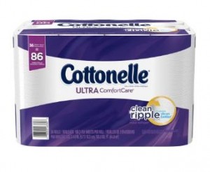Amazon: Cottonelle Ultra ComfortCare Family Roll Toilet Paper, 36 Rolls Only $16.49!