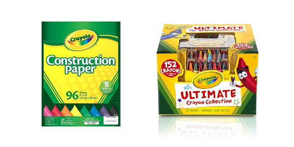 FREE 152-ct Crayola Crayons and Construction Paper After SYWR Points!