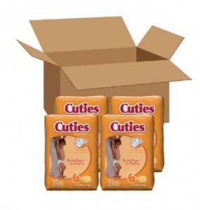 Prime Members: Cuties Baby Diapers Size 6, 23 Count (Pack of 4) Only $10.22! Stock Up Price!