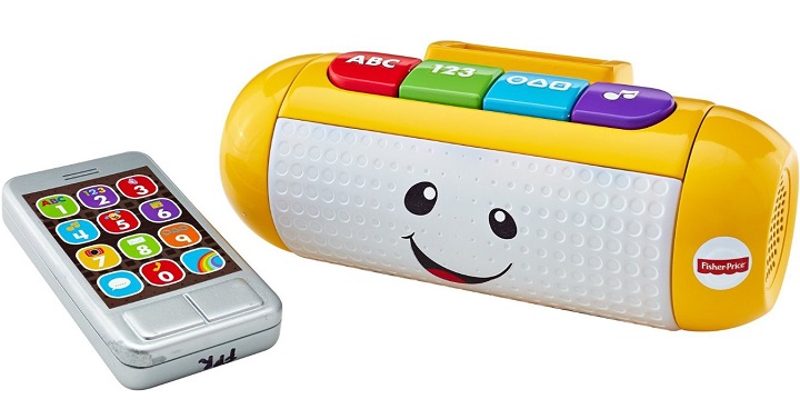 RUN!! Fisher-Price Laugh & Learn Light Up Learning Speaker – $9.99!