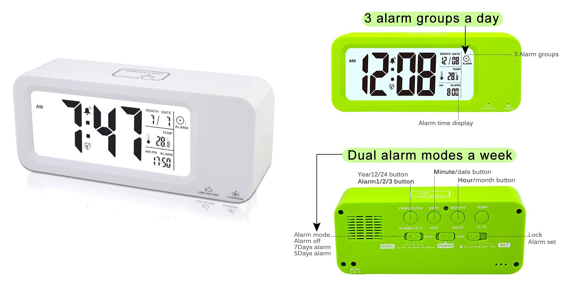 Amazon: Rechargeable Travel Alarm Clock Only $11.99! (Reg. 29.99)