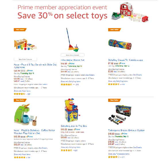 Amazon Prime Members: Save 30% Off Select Toys! Great Deals on Hape Toys!
