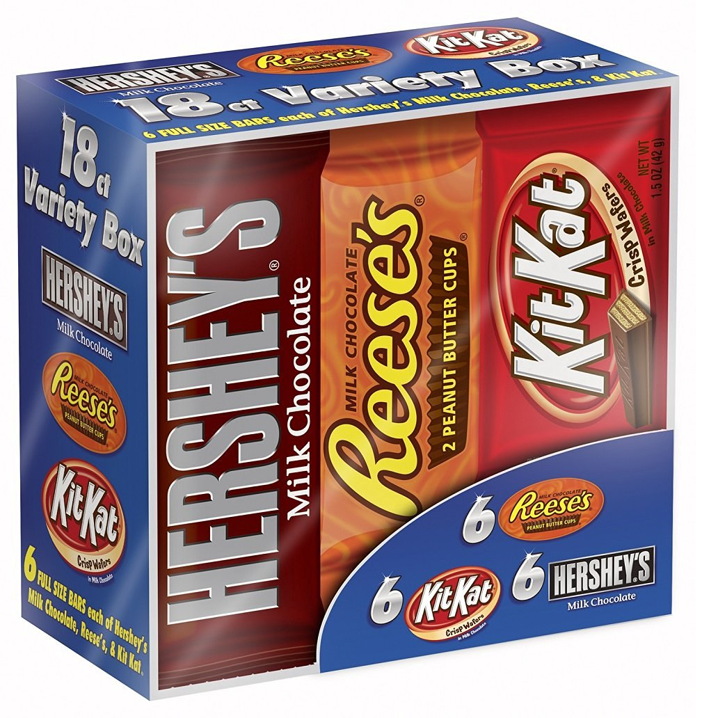 Hershey’s Chocolate Variety Pack 18 Count Only $11.81 Shipped!