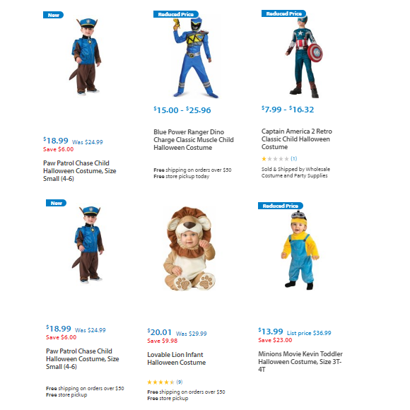 Discounted Halloween Costumes for Everyone at Walmart! Grab Yours Now!