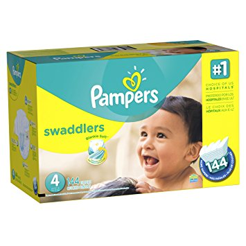 Pampers Swaddlers Diapers Economy Pack (Size 4) 144 Count Only $24.47 Shipped!