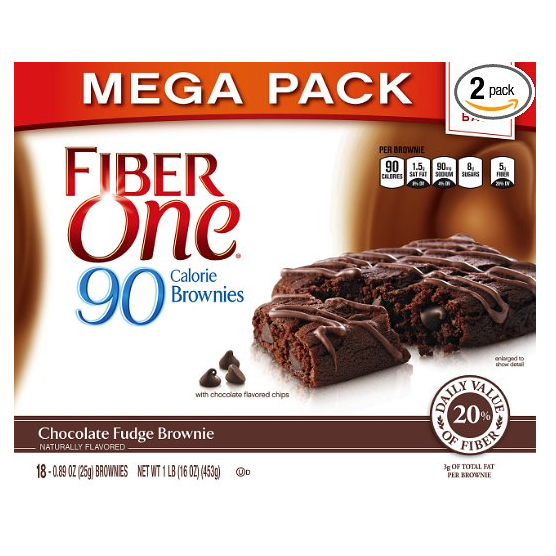 Amazon Prime Members: Fiber One 90 Calorie Soft Baked Bars Chocolate Fudge Brownie Only $10.26 Shipped!