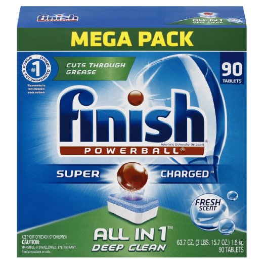 Finish Powerball Deep Clean Tabs (90 ct) Only $11.01 Shipped! That’s Only $0.12 per Tab!