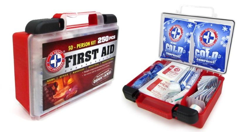 “Be Smart Get Prepared 250 Piece First Aid Kit Only $19.90 Shipped! (Includes 250 Pieces!)