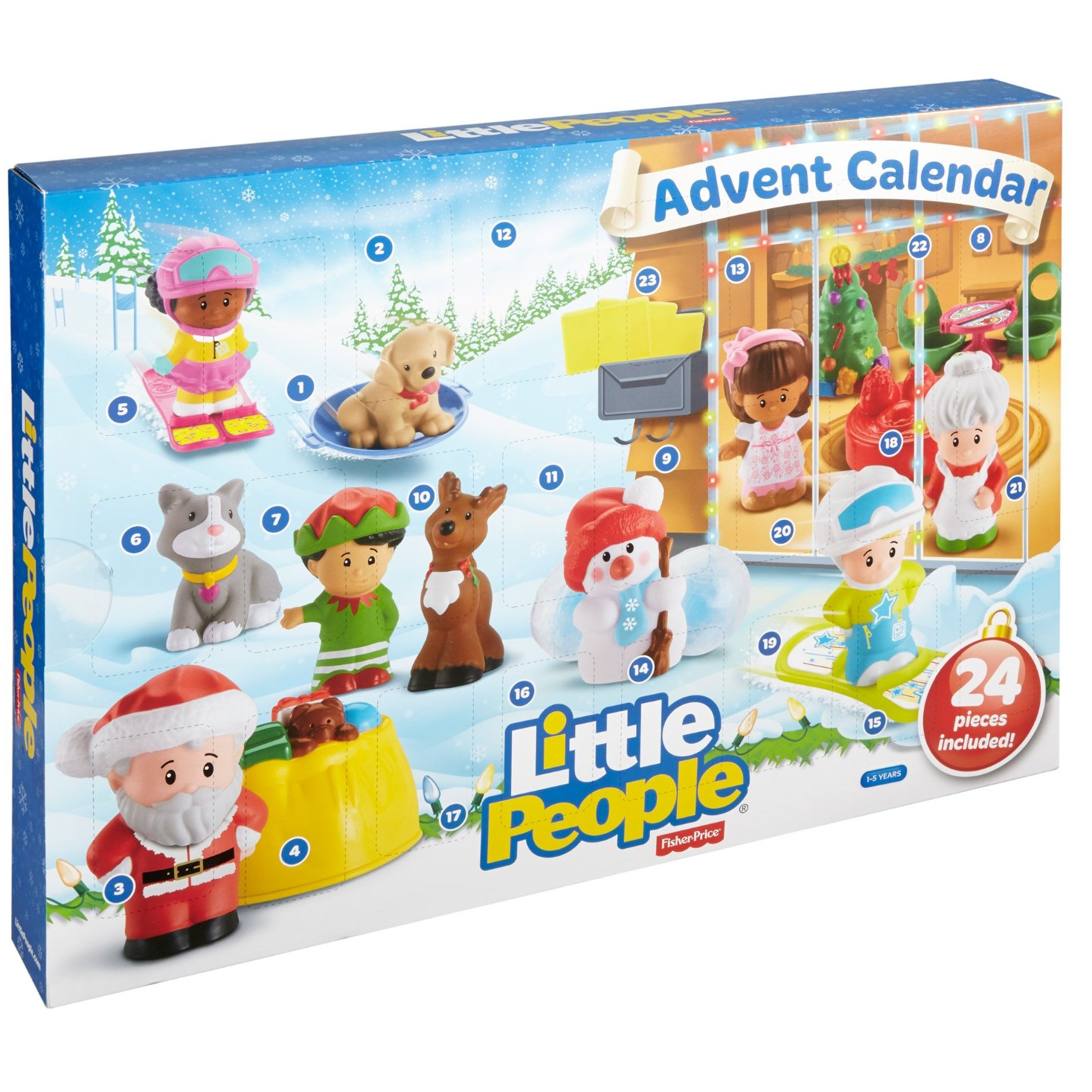 Save $10 Off Your $40 Fisher Price Purchase on Amazon! Get The Little People Advent Calendar & Phone For Only $33.00 After Discount!