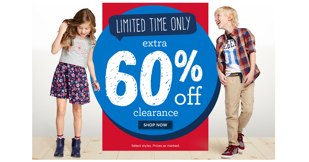 Still Available! EXTRA 60% Off Gymboree Clearance!! Tanks, Tees and Leggings From $2.80 + LOTS MORE!