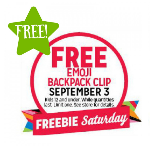 FREE Emoji Backpack Clip For First 100 Kids At Kmart September 3rd!