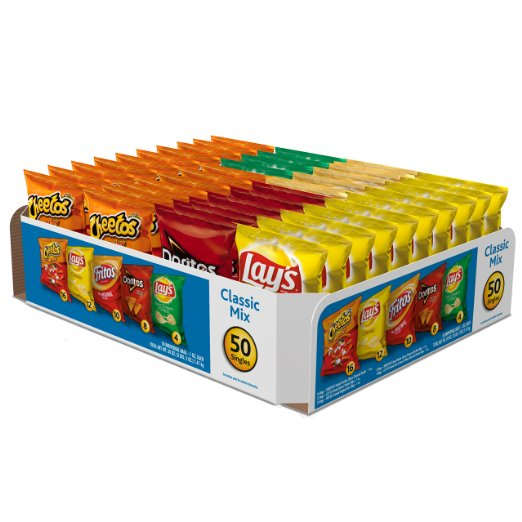 Frito Lay Chips Classic Mix Variety Pack 50-Count Only $13.77 Shipped! (That’s $.27 Each!)