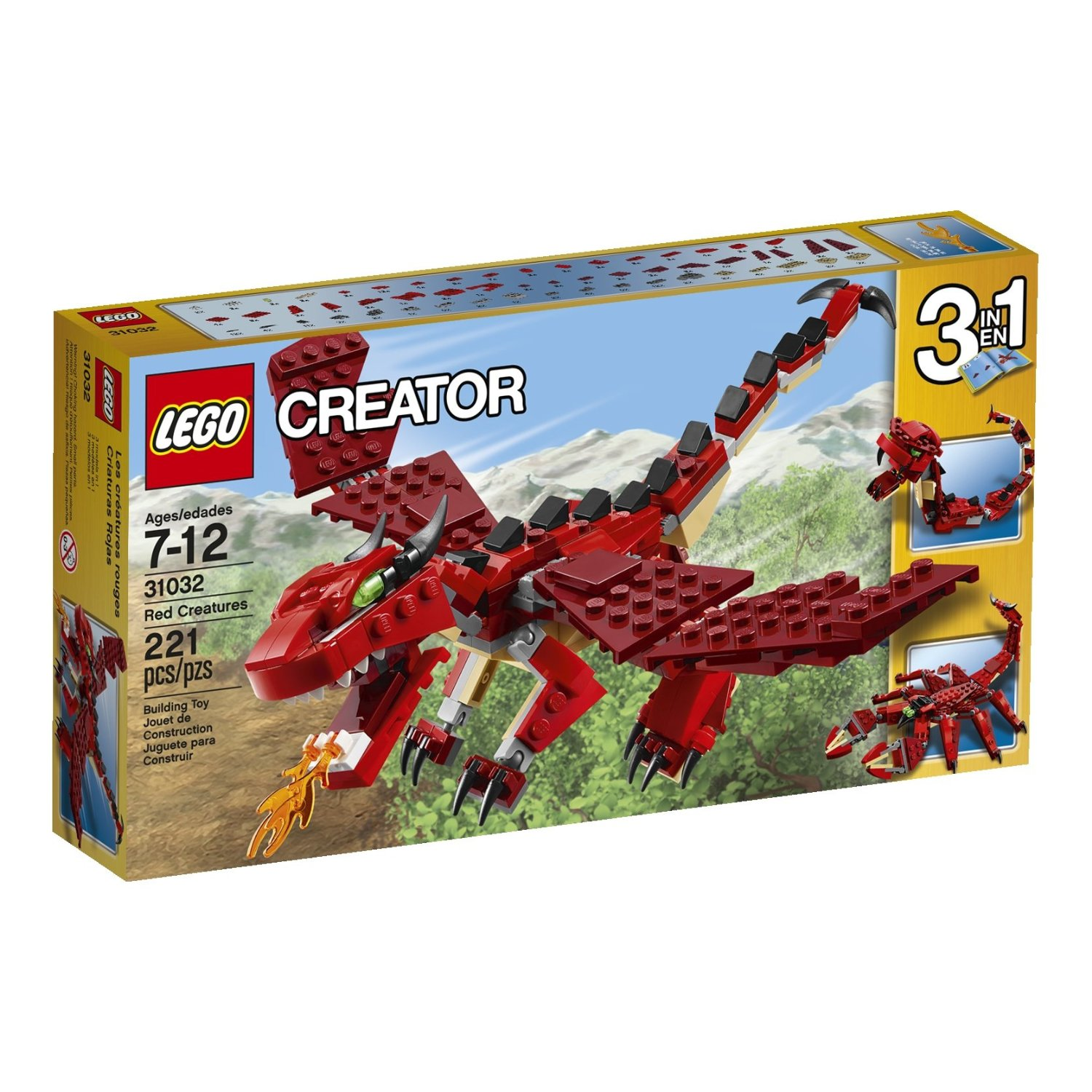 LEGO Creator Red Creatures Only $10.99 on Amazon!