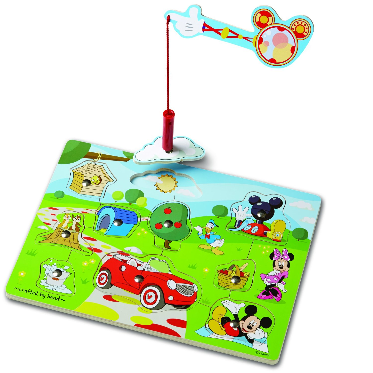 Mickey Mouse Clubhouse Hide & Seek Wooden Magnetic Game Just $6.99 on Amazon! (Add-On Item)