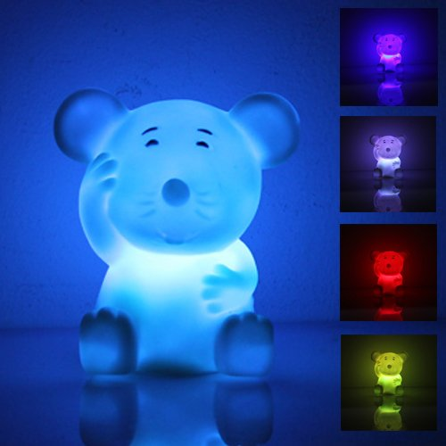Cute Mouse Shaped Colorful Light LED Night Lamp Just $2.99 Shipped!