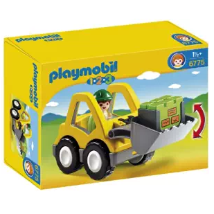 Playmobil 1.2.3. Excavator Only $5.69 on Amazon! Great To Add To The Gift Closet!